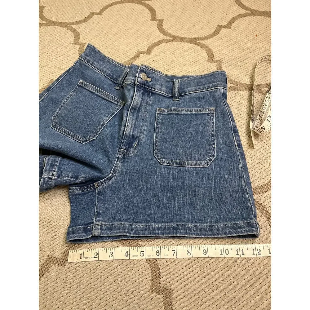 J. Crew Sailor denim short, 4” inseam, size 27, MSRP $98, 
Cg691 - Picture 9 of 11